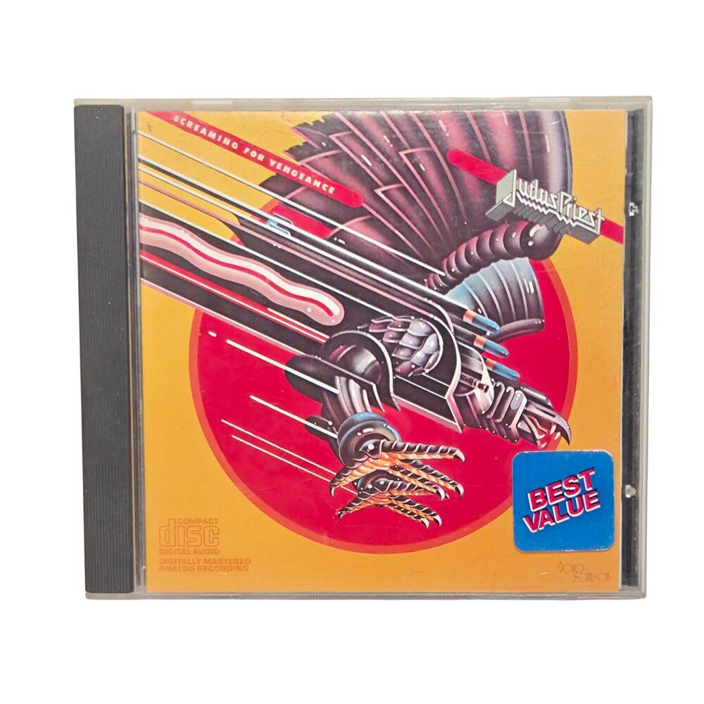 Judas Priest Screaming For Vengeance CD CK 38160 Columbia DADC Early Pressing